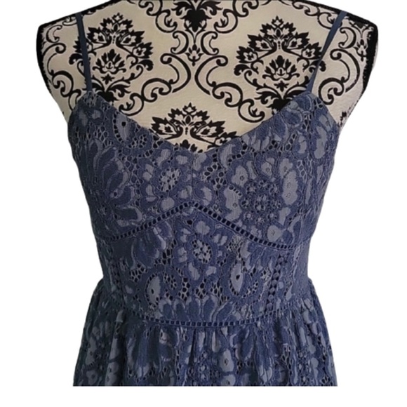 Ann Taylor Lace Overlay Sleeveless Dress - Picture 11 of 11